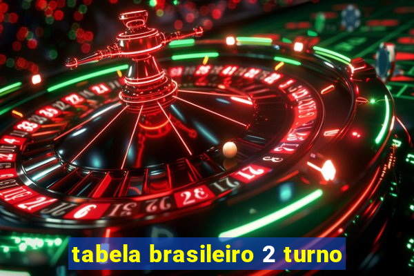 tabela brasileiro 2 turno